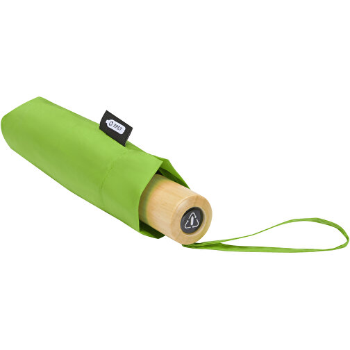 Birgit 21´´ Faltbarer Winddichter Regenschirm Aus Recyceltem PET , lindgrün, Recyceltes PET Pongee Polyester, 28,00cm (Höhe), Bild 5