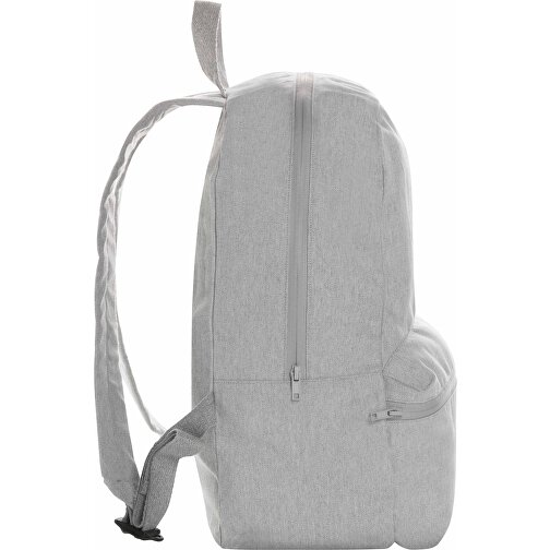 Impact Aware™ 285g/m² RCanvas-Rucksack, Ungefärbt, Grau , grau, Canvas - recycelt, 30,00cm x 41,00cm (Länge x Höhe), Bild 3