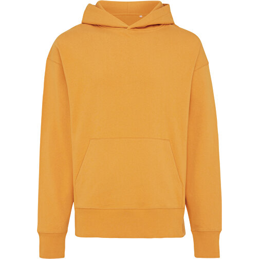 Iqoniq Yoho Relax-Hoodie Aus Recycelter Baumwolle, Sonnenuhr Orange , sundial orange, 50% recycelte und 50% biologische Baumwolle, L, 72,00cm x 1,00cm (Länge x Höhe), Bild 1