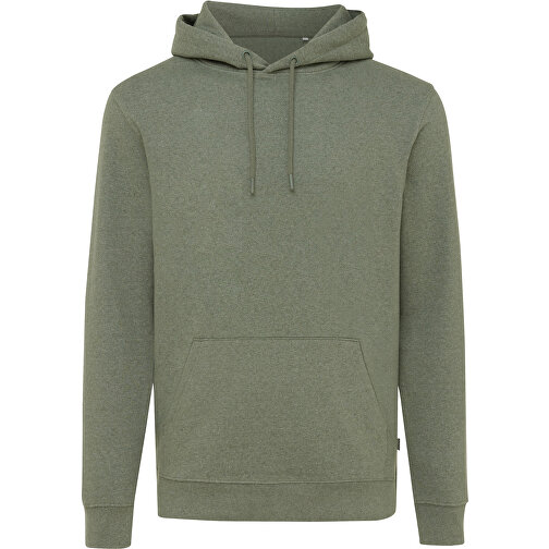 Iqoniq Torres Ungefärbter Hoodie Aus Recycelter Baumwolle, Heather Green , heather green, 50% recycelte und 50% biologische Baumwolle, XS, 68,00cm x 1,00cm (Länge x Höhe), Bild 1