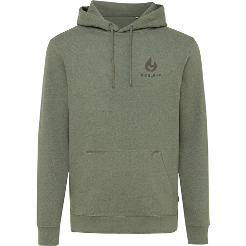 Iqoniq Torres Ungefärbter Hoodie Aus Recycelter Baumwolle, Heather Green , heather green, 50% recycelte und 50% biologische Baumwolle, M, 72,00cm x 1,00cm (Länge x Höhe), Bild 4