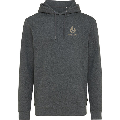 Iqoniq Torres Ungefärbter Hoodie Aus Recycelter Baumwolle, Ungefärbtes Anthrazit , ungefärbtes Anthrazit, 50% recycelte und 50% biologische Baumwolle, XXS, 66,00cm x 1,00cm (Länge x Höhe), Bild 4