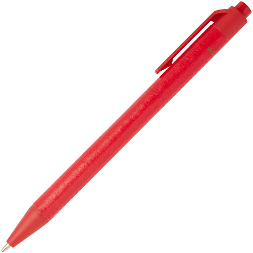 Chartik Kugelschreiber Aus Recyceltem Papier Mit Matter Oberfläche, Einfarbig , rot, Recyceltes Papier, 14,00cm (Länge), Bild 3