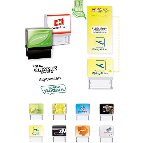 Stempelautomat 'Printer Line' - Individuell - Printer 20 - Mit Digitaldruck , individuell, Kunststoff, Papier, , Bild 5