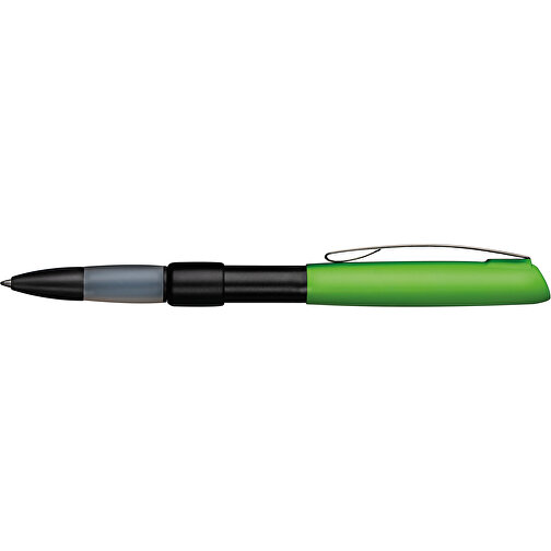 Stempelschreiber 50695M , grün, schwarz, Metall, Kunststoff, , Bild 1