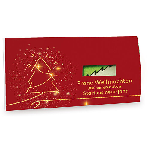 Steckfiguren-Karte Filz - Standardmotiv - Weihnachtsmann , standard, Filz, Papier, Holz, 21,00cm x 10,50cm (Länge x Breite), Bild 2