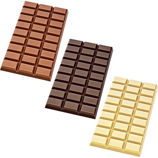Schokolade 100 G Tafel In Kissenschachtel , , 11,50cm x 1,50cm x 17,00cm (Länge x Höhe x Breite), Bild 2