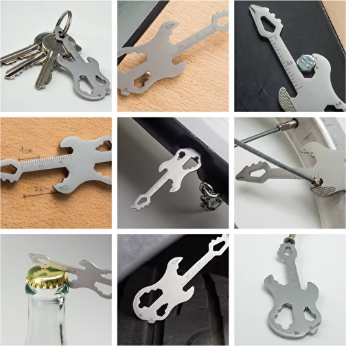 ROMINOX® Key Tool Guitar / Gitarre (19 funktioner), Billede 3