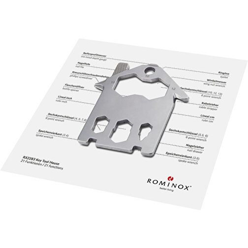 Set de cadeaux / articles cadeaux : ROMINOX® Key Tool House (21 functions) emballage à motif Frohe, Image 3