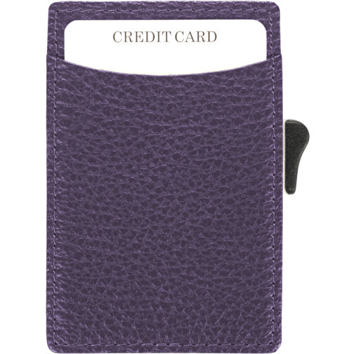C-Secure RFID Kartenhalter , lila, Metall, 9,50cm x 6,50cm (Länge x Breite), Bild 2