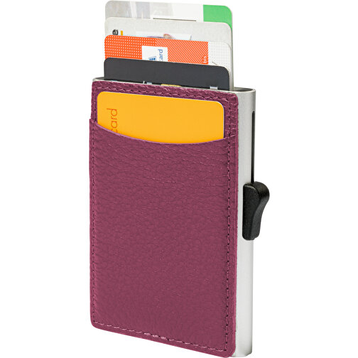 C-Secure RFID Kartenhalter , fuchsia, Metall, 9,50cm x 6,50cm (Länge x Breite), Bild 1