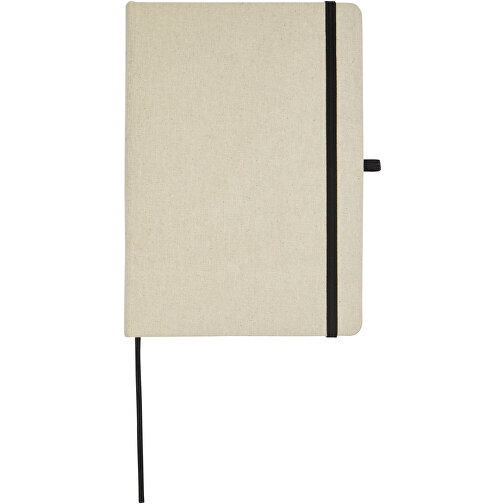 Tutico Hard Cover Notizbuch Aus Bio Baumwolle , natur / schwarz, 80% Bio Baumwolle, 20% Polyester, Recyceltes Papier, 12,20cm x 17,40cm (Länge x Höhe), Bild 3
