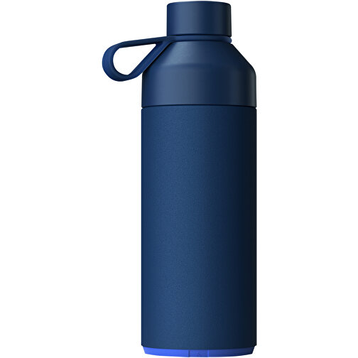 Big Ocean Bottle 1 L Vakuumisolierte Flasche , ozeanblau, Recycled stainless steel, 25% PET Kunststoff, 50% Recycelter PET Kunststoff, 25% Silikon Kunststoff, 26,20cm (Höhe), Bild 3