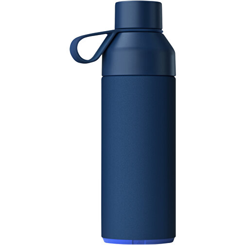 Ocean Bottle 500 Ml Vakuumisolierte Flasche , ozeanblau, 70% Recycled stainless steel, 10% PET Kunststoff, 10% Recycelter PET Kunststoff, 10% Silikon Kunststoff, 21,70cm (Höhe), Bild 3