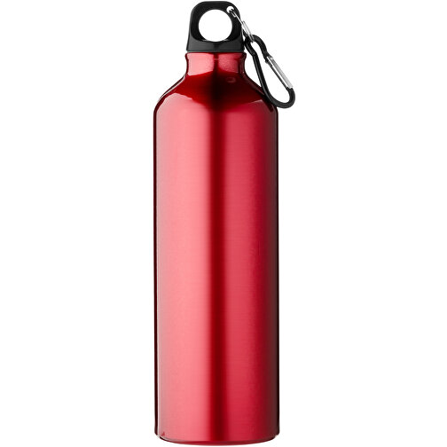 Oregon 770 Ml RCS-zertifizierte Trinkflasche Aus Recyceltem Aluminium Mit Karabinerhaken , rot, Recycled Aluminium, 25,00cm (Höhe), Bild 2