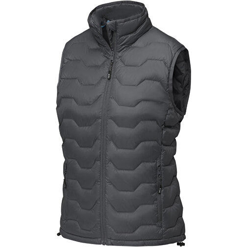 Epidote GRS Isolierter Daunen-Bodywarmer Für Damen Aus Recyceltem Material , storm grey, Dull cire-380T Woven mit wasserabweisendem Finish 100% recyceltes Nylon, GRS-zertifiziert , Padding/filling, Down insulation: Resp, XL, , Bild 1