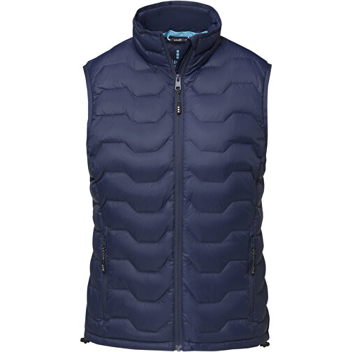 Epidote GRS Isolierter Daunen-Bodywarmer Für Damen Aus Recyceltem Material , navy, Dull cire-380T Woven mit wasserabweisendem Finish 100% recyceltes Nylon, GRS-zertifiziert , Padding/filling, Down insulation: Resp, XL, , Bild 3