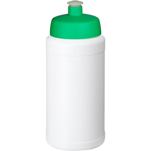 Baseline Plus Renew 500 Ml Sportflasche , weiss, grün, Zuckerrohr Biokunststoff, 90% PP Kunststoff, 10% TPE Kunststoff, 18,30cm (Höhe), Bild 1