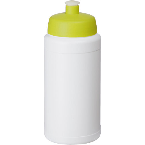 Baseline Plus Renew 500 Ml Sportflasche , weiß, limone, Zuckerrohr Biokunststoff, 90% PP Kunststoff, 10% TPE Kunststoff, 18,30cm (Höhe), Bild 1