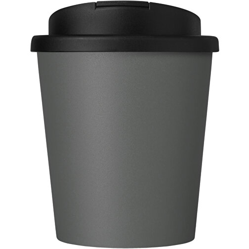 Americano® Espresso 250 Ml Recycelter Isolierbecher Mit Auslaufsicherem Deckel , grau / schwarz, Recycelter PP Kunststoff, 11,80cm (Höhe), Bild 3