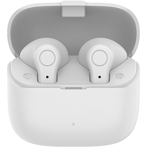Prixton TWS155 Bluetooth® Ohrhörer , weiß, ABS Kunststoff, 10,00cm x 3,50cm x 10,00cm (Länge x Höhe x Breite), Bild 3