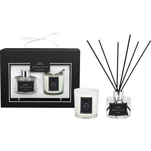 ROMOSCENT® Set di aromi Momenti frizzanti, fragranza per ambienti e candela aromatica, Immagine 4