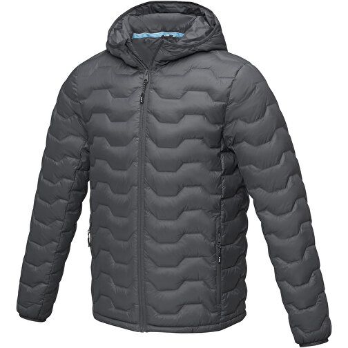 Petalite GRS Daunenjacke Aus Recyceltem Material Für Herren , storm grey, Dull cire-380T Woven mit wasserabweisendem und daunendichtem Finish 100% recyceltes Nylon, GRS-zertifiziert , Padding/filling, Dow, L, , Bild 1