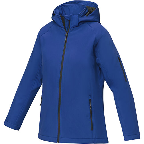 Notus Wattierte Softshell Damenjacke , blau, Mechanisches Stretch Woven 100% Polyester, 250 g/m2, Padding/filling, Taft 100% Polyester, XS, , Bild 1