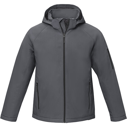 Notus Wattierte Softshell Herrenjacke , storm grey, Mechanisches Stretch Woven 100% Polyester, 250 g/m2, Padding/filling, Taft 100% Polyester, XXL, , Bild 3