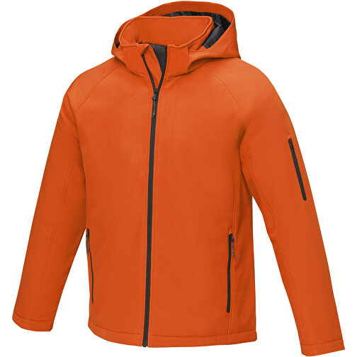 Notus Wattierte Softshell Herrenjacke , orange, Mechanisches Stretch Woven 100% Polyester, 250 g/m2, Padding/filling, Taft 100% Polyester, M, , Bild 1