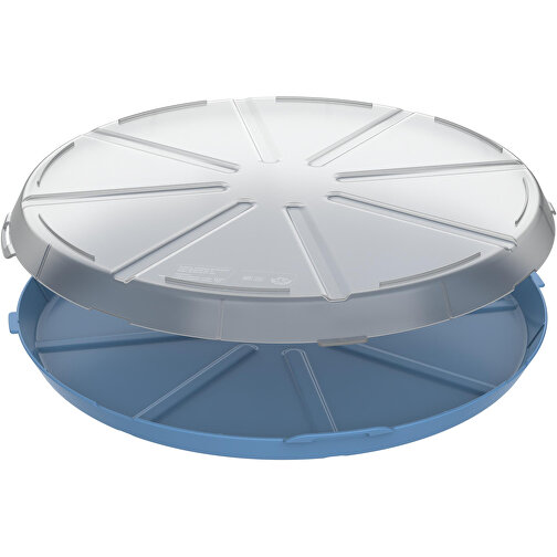 Pizzabox 'ToGo' , geselliges grün/transparent, Kunststoff, 4,50cm (Höhe), Bild 6