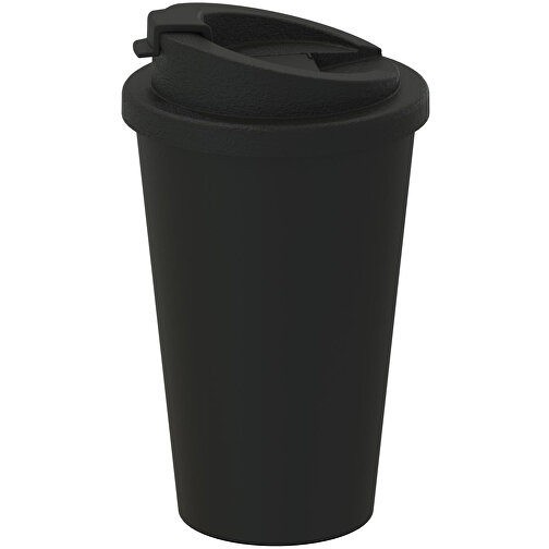 Kaffeebecher 'Premium Deluxe' , standard-gelb/schwarz, Kunststoff, 16,50cm (Höhe), Bild 3