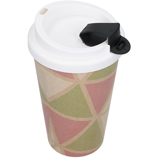 Kaffeebecher 'PremiumPlus' , standard-rot/schwarz, Kunststoff, 15,50cm (Höhe), Bild 3