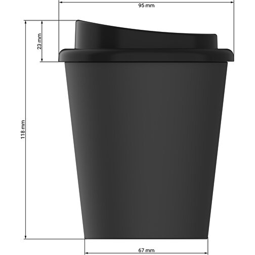 Bio-Kaffeebecher 'Premium' Small , kornblume, Kunststoff, 11,80cm (Höhe), Bild 3