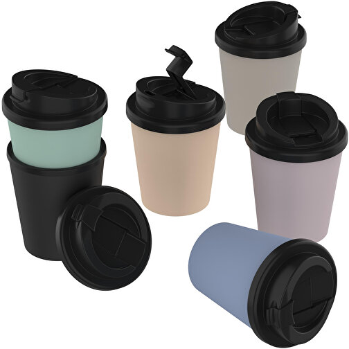 Bio-Kaffeebecher 'Premium Deluxe' Small , kornblume, Kunststoff, 12,70cm (Höhe), Bild 3