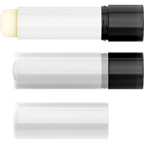 Lippenpflegestift 'Lipcare Original' Mit Polierter Oberfläche , transparent / schwarz, Kunststoff, 6,90cm (Höhe), Bild 4