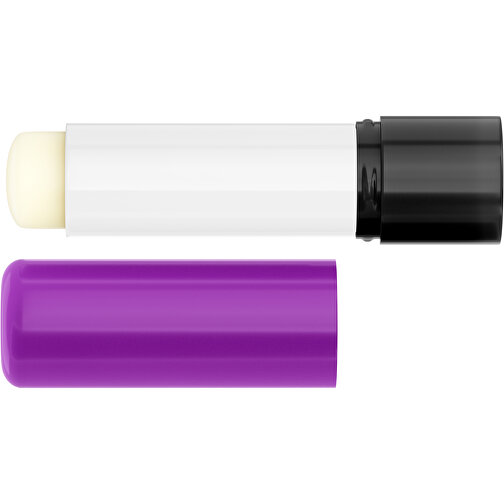 Lippenpflegestift 'Lipcare Original' Mit Polierter Oberfläche , violett / schwarz, Kunststoff, 6,90cm (Höhe), Bild 3