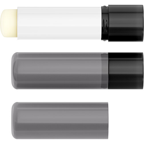 Lippenpflegestift 'Lipcare Original' Mit Polierter Oberfläche , grau / schwarz, Kunststoff, 6,90cm (Höhe), Bild 4