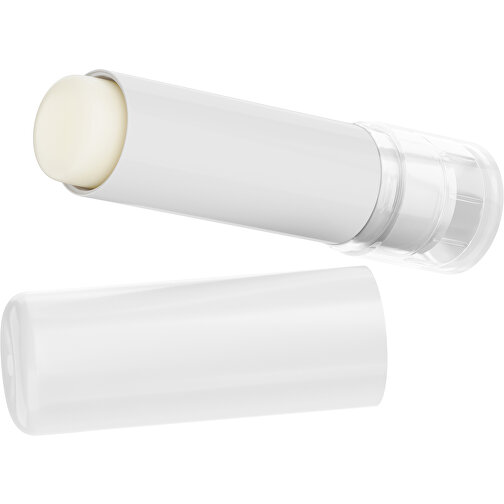 Lippenpflegestift 'Lipcare Original' Mit Polierter Oberfläche , weiss / transparent, Kunststoff, 6,90cm (Höhe), Bild 1
