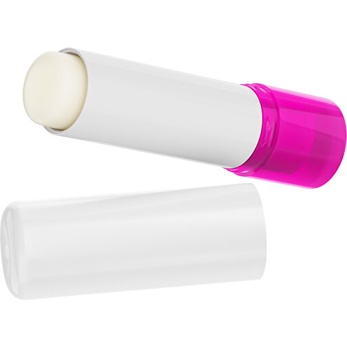 Lippenpflegestift 'Lipcare Original' Mit Polierter Oberfläche , weiß / pink, Kunststoff, 6,90cm (Höhe), Bild 1