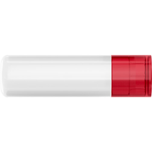 Lippenpflegestift 'Lipcare Original' Mit Polierter Oberfläche , weiß / rot, Kunststoff, 6,90cm (Höhe), Bild 2
