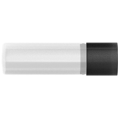 Lippenpflegestift 'Lipcare Original' Mit Gefrosteter Oberfläche , transparent / schwarz, Kunststoff, 6,90cm (Höhe), Bild 2