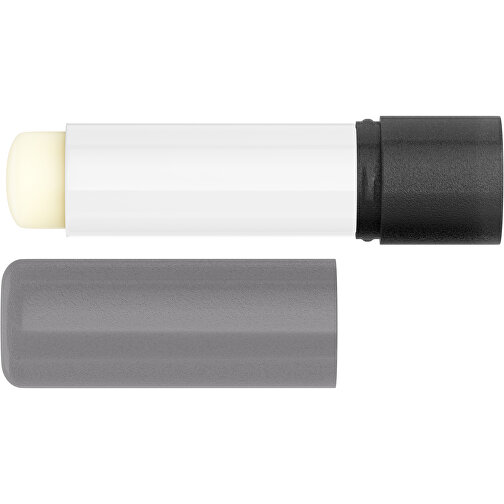 Lippenpflegestift 'Lipcare Original' Mit Gefrosteter Oberfläche , grau / schwarz, Kunststoff, 6,90cm (Höhe), Bild 3