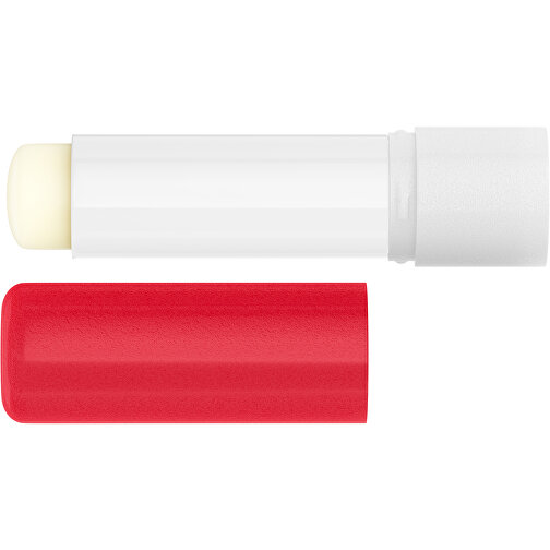 Lippenpflegestift 'Lipcare Original' Mit Gefrosteter Oberfläche , rot / weiß, Kunststoff, 6,90cm (Höhe), Bild 3