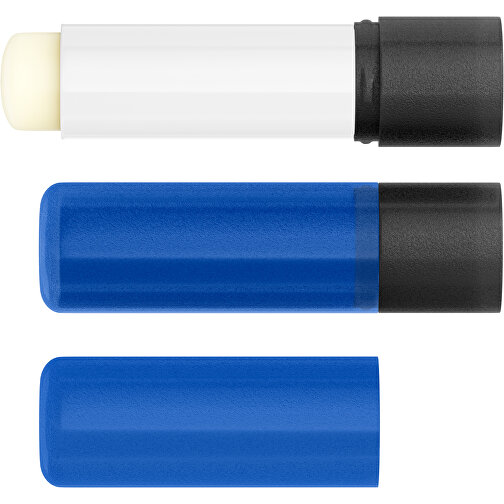 Lippenpflegestift 'Lipcare Original' Mit Gefrosteter Oberfläche , blau / schwarz, Kunststoff, 6,90cm (Höhe), Bild 4