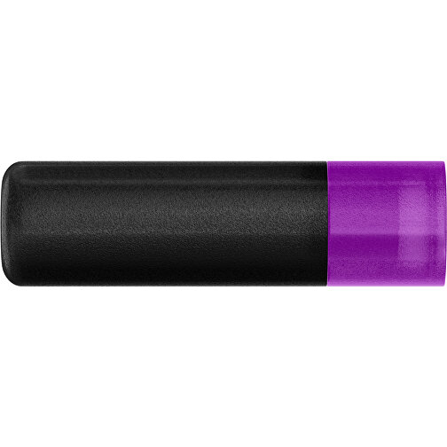 Lippenpflegestift 'Lipcare Original' Mit Gefrosteter Oberfläche , schwarz / violett, Kunststoff, 6,90cm (Höhe), Bild 2