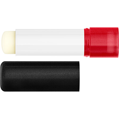 Lippenpflegestift 'Lipcare Original' Mit Gefrosteter Oberfläche , schwarz / rot, Kunststoff, 6,90cm (Höhe), Bild 3