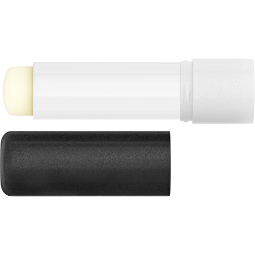 Lippenpflegestift 'Lipcare Original' Mit Gefrosteter Oberfläche , schwarz / weiß, Kunststoff, 6,90cm (Höhe), Bild 3
