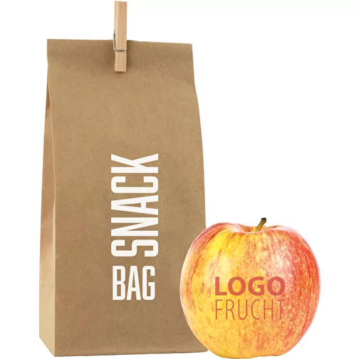 Torba na jablka LogoFruit - czerwona - malinowa, Obraz 1