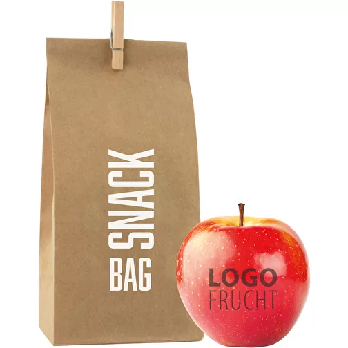 Torba na jablka LogoFruit - czerwona - jezyna, Obraz 1